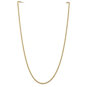 10K Yellow Gold Adjustable Rope Chain