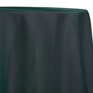 10pcs - Crystal Organza Table Linen 72"x72" Square - Hunter Green 405