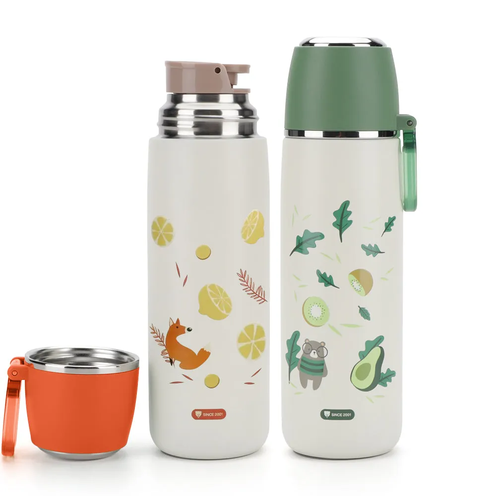 304 Stainless Steel Double Wall Vacuum Thermal Flask Bottle for Gym & Office