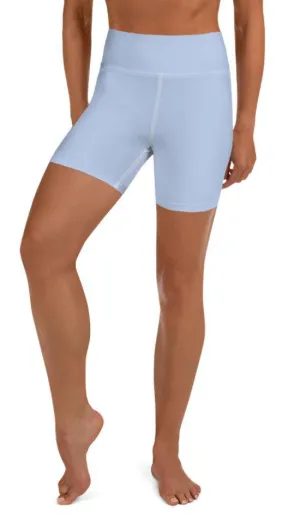 Baby Blue Yoga Shorts