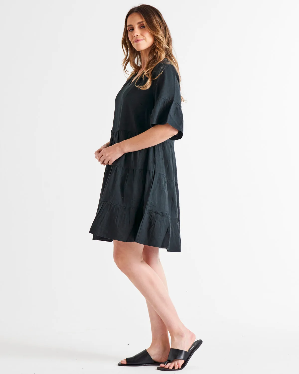 Betty Basics Sally Summer Dress Coal