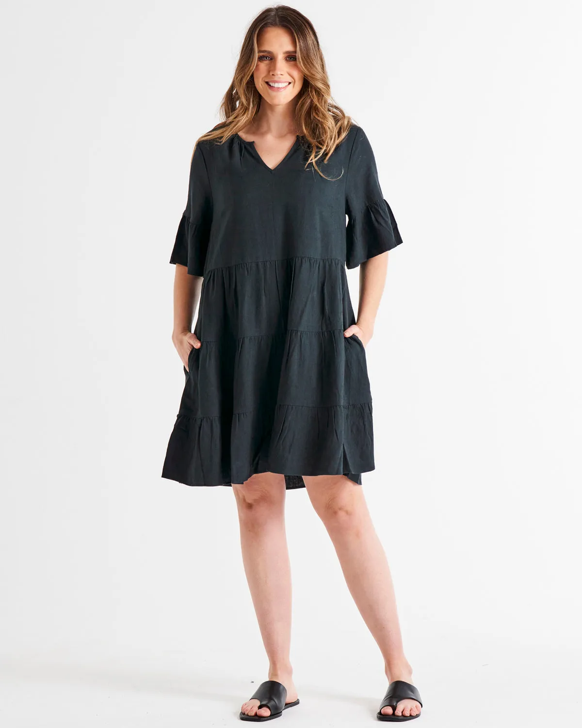 Betty Basics Sally Summer Dress Coal