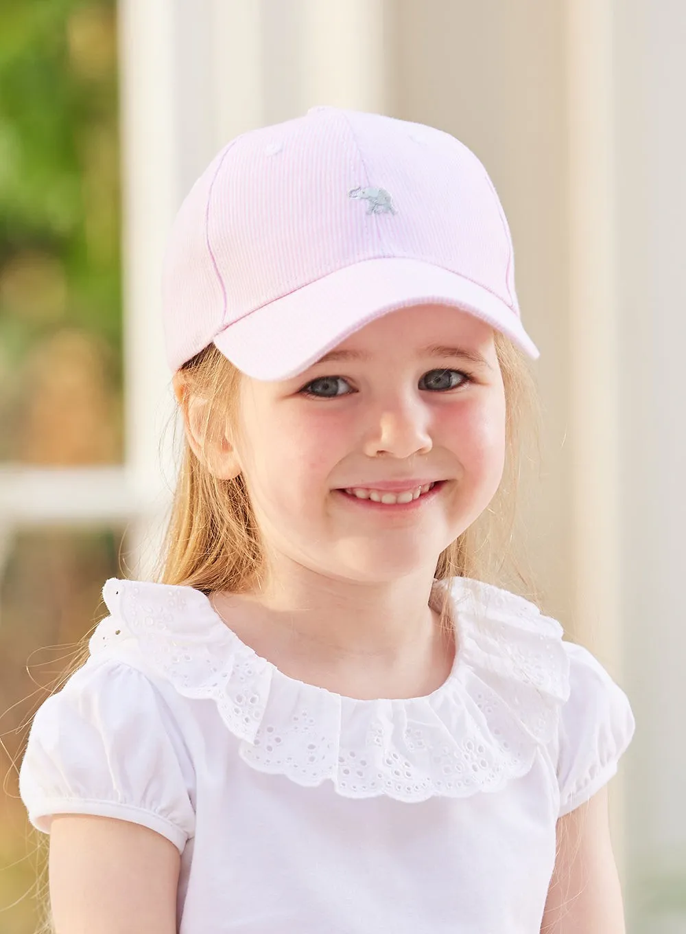 Charlie Cap in Pink Stripe