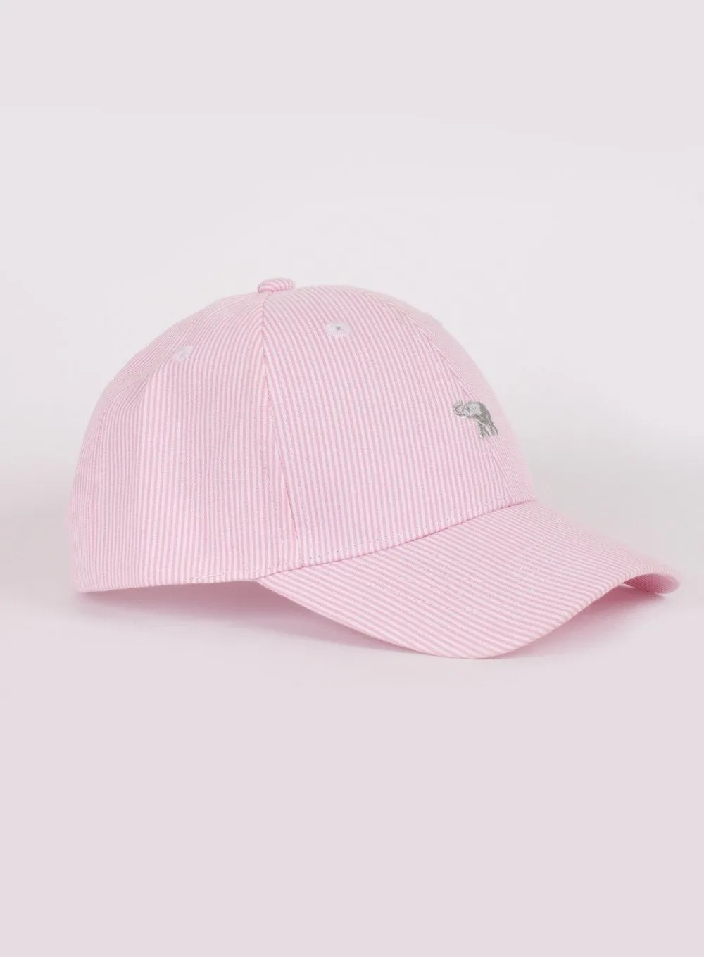 Charlie Cap in Pink Stripe