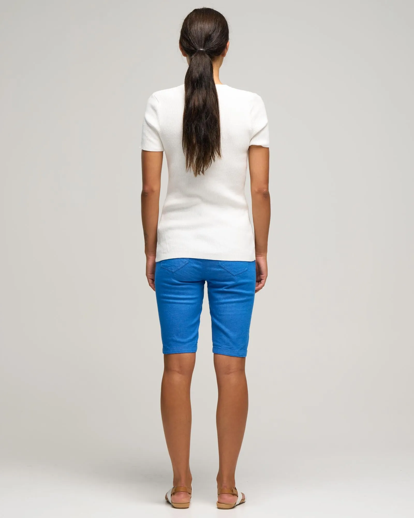 COTTON COMFORT JEAN SHORT