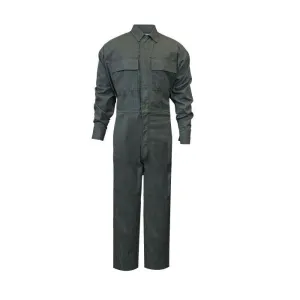 Coveralls - Fire (FR) and Arc Flash Resistant, Two Chest Pockets, Anti-Static, Moisture-Wicking OPF Blend Twill Fabric - National Safety Apparel