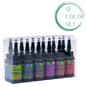 Crystal UV Resin 12 Colors 10ml