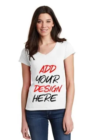 Custom Softstyle Ladies' V-Neck T-Shirt   64V00L