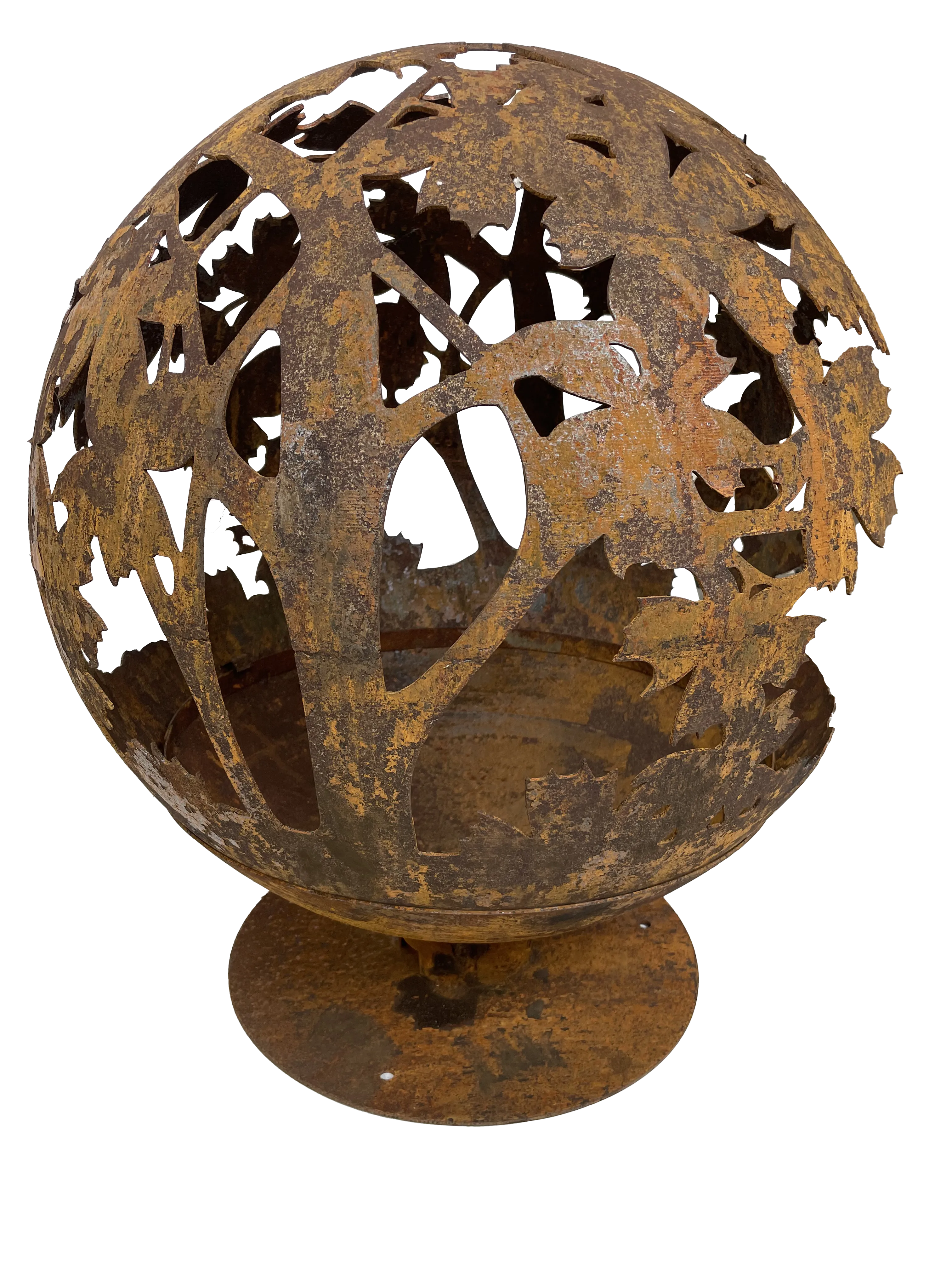 Esschert Designs Extra Large Leaf Pattern Fire Sphere