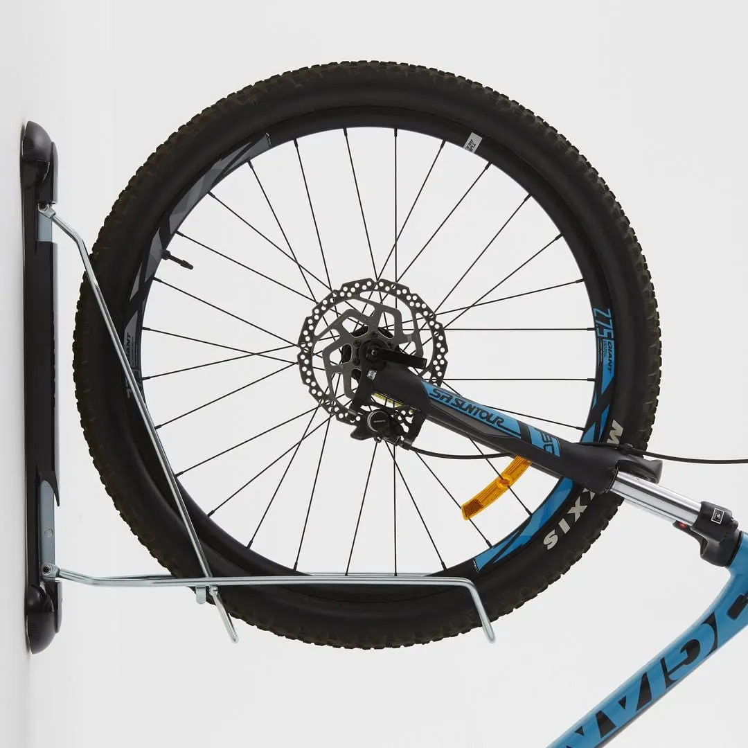 Fat Tire Bike Wall Rack | Swivel Vertical Storage Mount | Tires up to 5" Wide