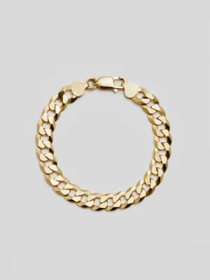 Flat Curb Chain Bracelet