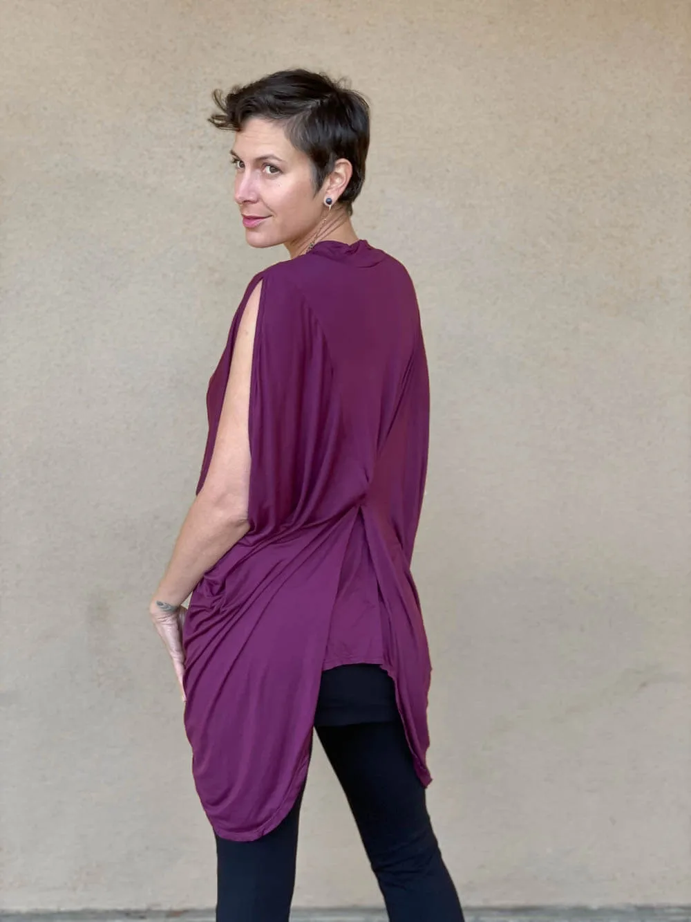 Gathered Kaftan Tunic