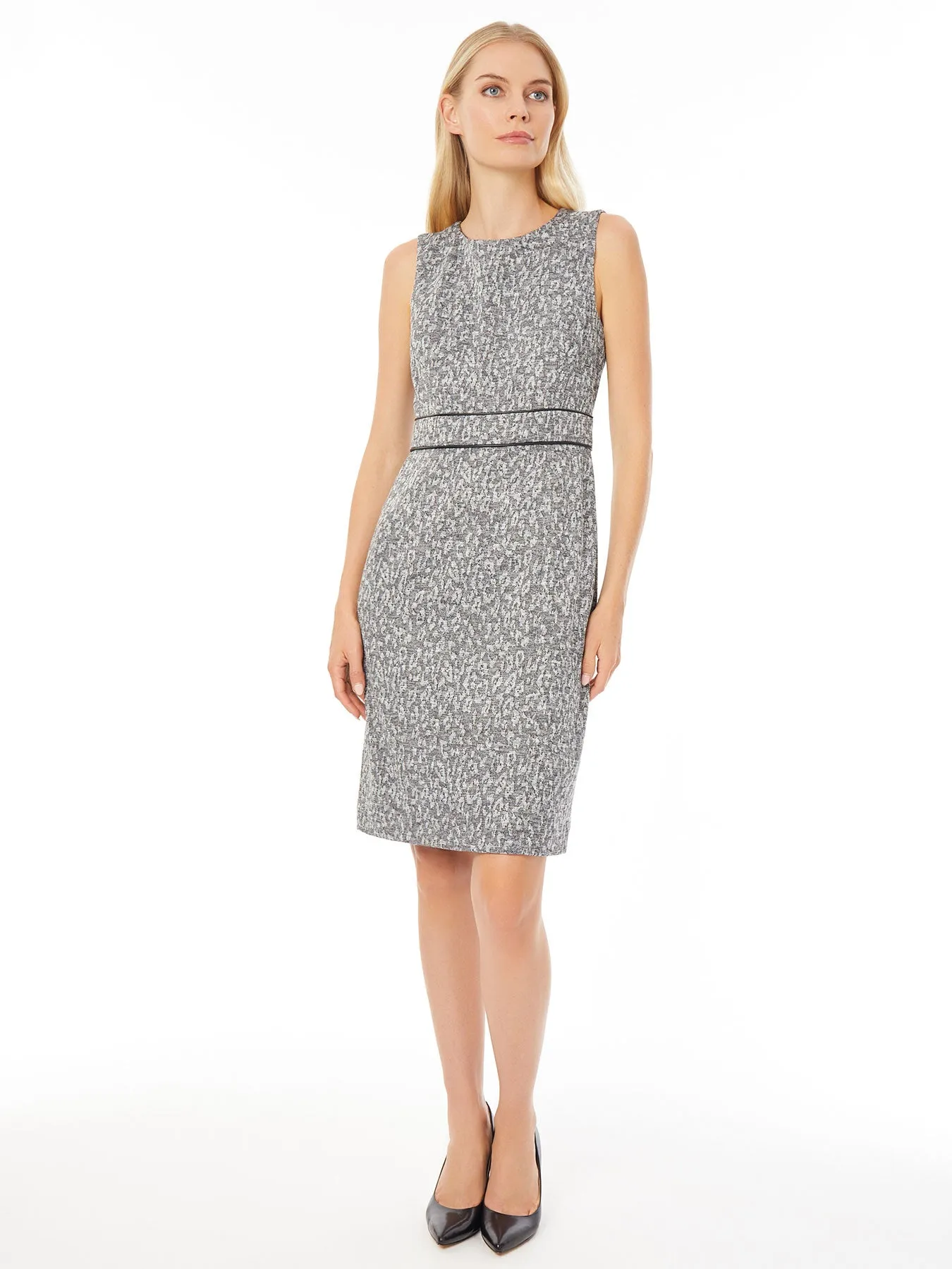 Grace Dress, Animal Jacquard