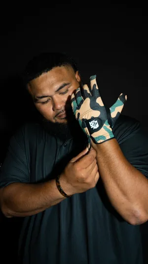 GREEN CAMO GOLF GLOVES (LEFT ONLY)