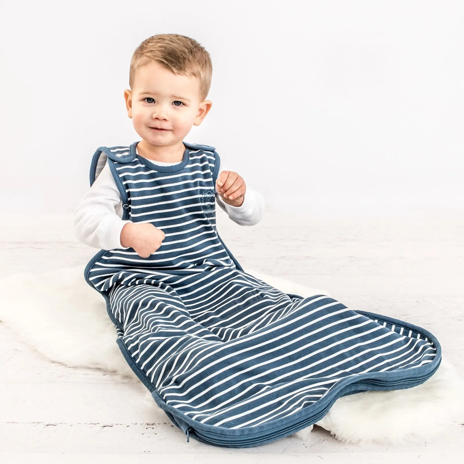 >Woolino Merino Wool 4 Season BABY Sleep Bag ULTIMATE 2-24 Months [multi colors]