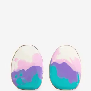 HAND ENAMELED DIP-DYE EARRINGS "ABUNDANCE NO.1"