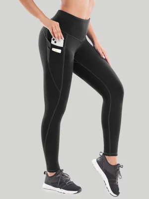 IUGA HeatLab® Fleece Lined Water Resistant Double Pocket Leggings