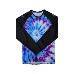 Long Sleeve Lite Jersey - Boostmaster Tie Dye Indigo