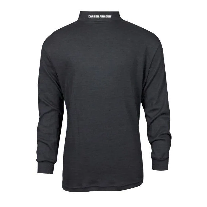 Long Sleeve Mock Turtleneck - Fire (FR) and Arc Flash Resistant, Lightweight, Moisture-Wicking Base Layer Top (PK 2 Shirts) - National Safety Apparel