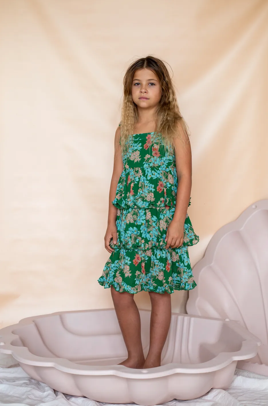 Madeline Dress - Grass