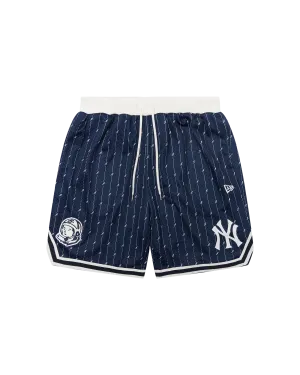 NY Yankees Pinstripe Mesh Short