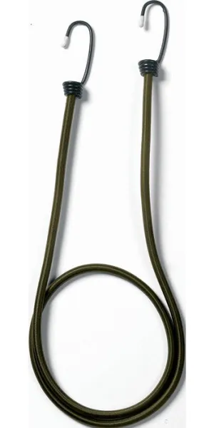 Olive Drab - Deluxe Bungee Shock Cords 36 in. 4 Pack