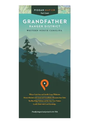 Pisgah Map Company Grandfather Ranger District Map