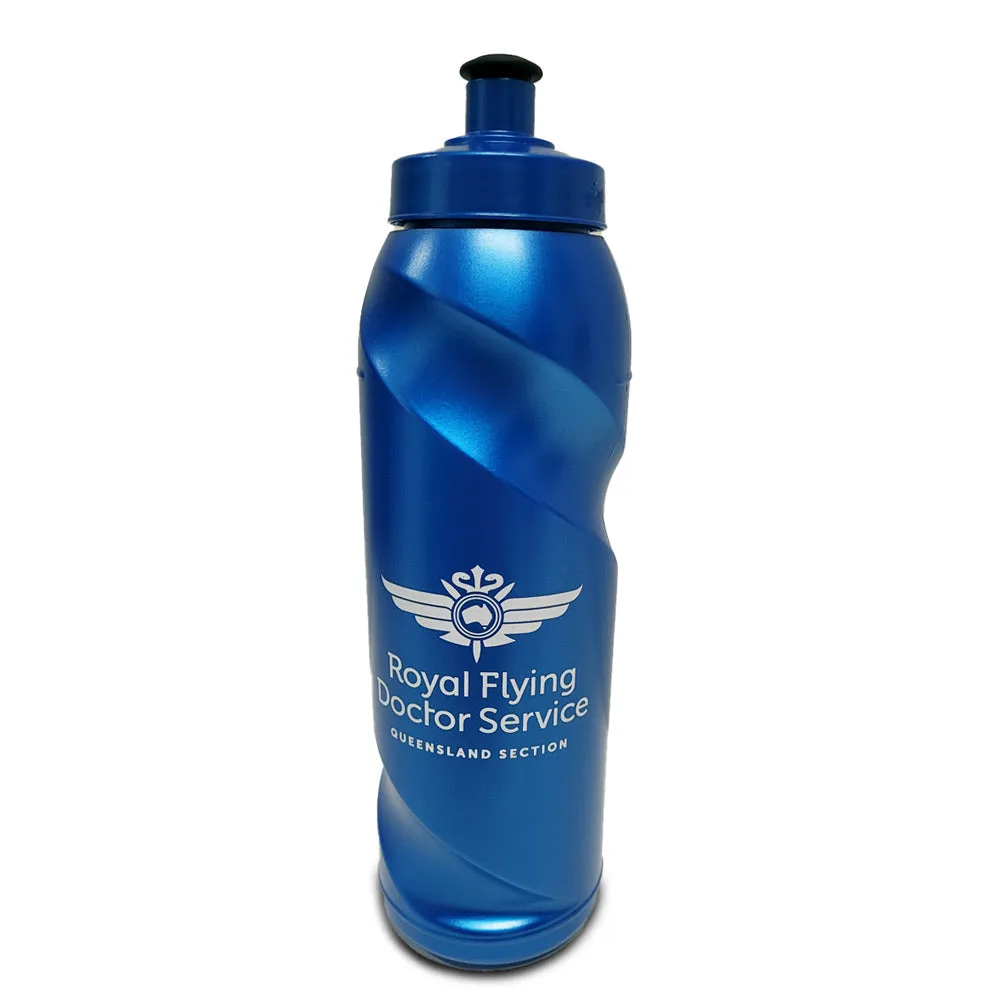 RFDS Blue Plastic Water Bottles