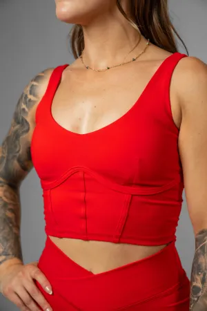 Sculpt Corset Crop Tank Top - Preorder