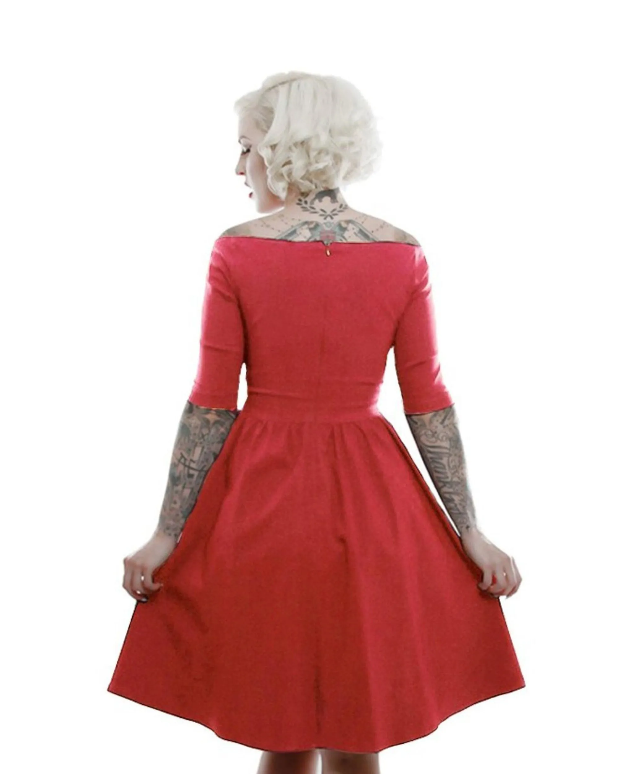 The LOREN DRESS - RED