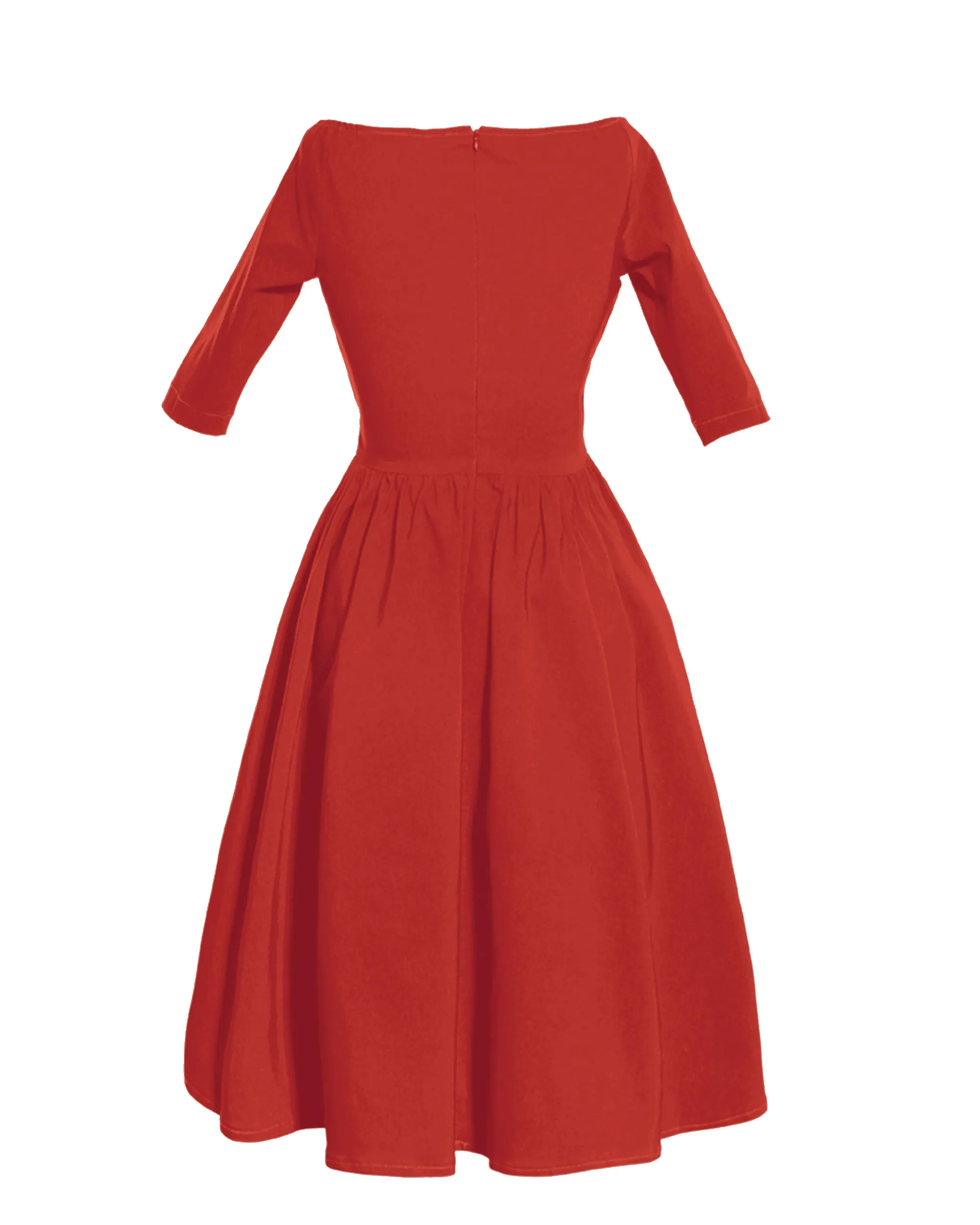 The LOREN DRESS - RED