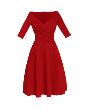 The LOREN DRESS - RED