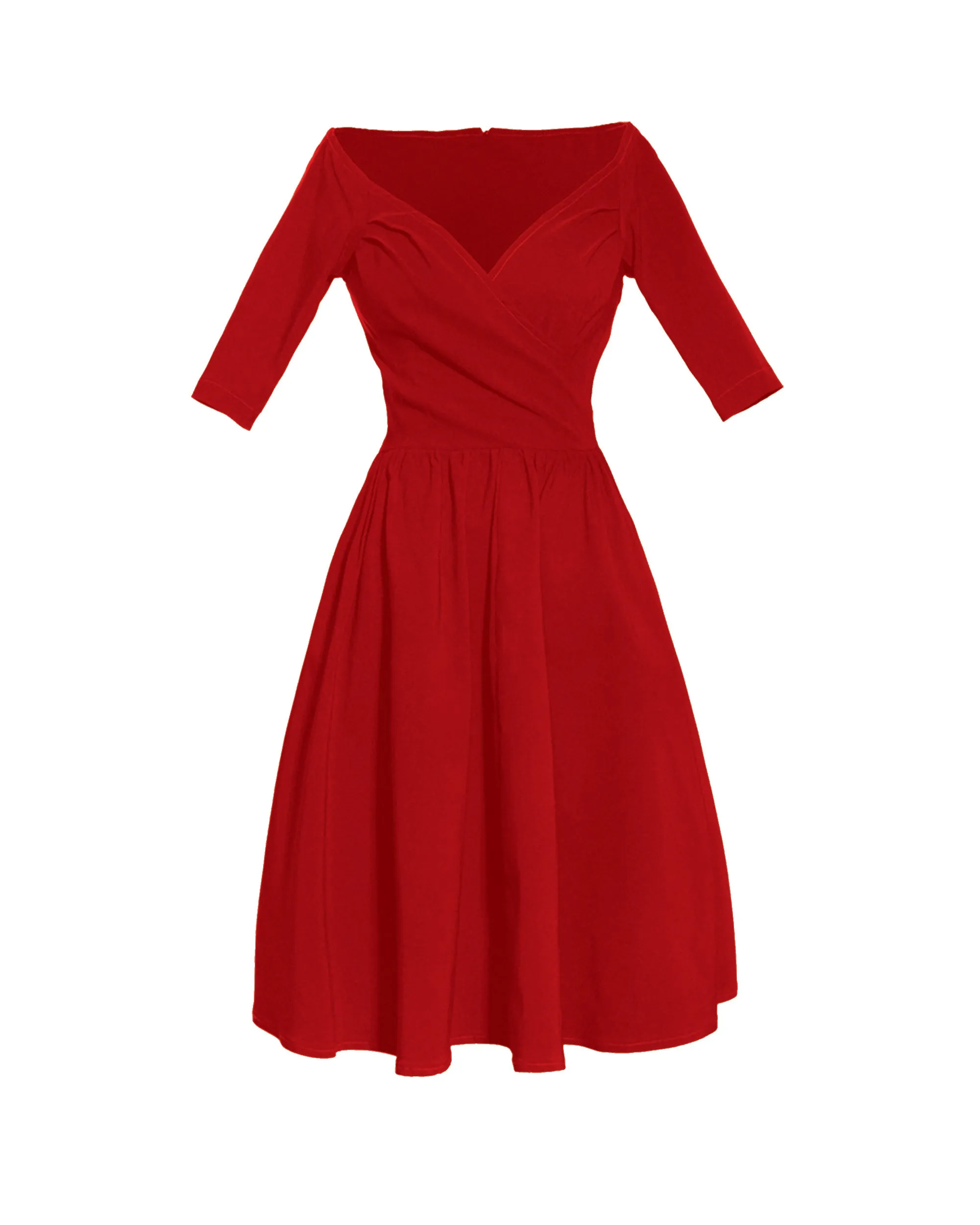 The LOREN DRESS - RED