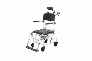 Tilt in Space Mobile Shower Commode Chair