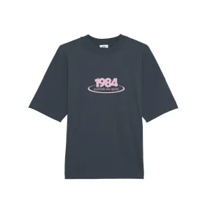 Vice 84 '1984' Oversized Tee - Ink Grey