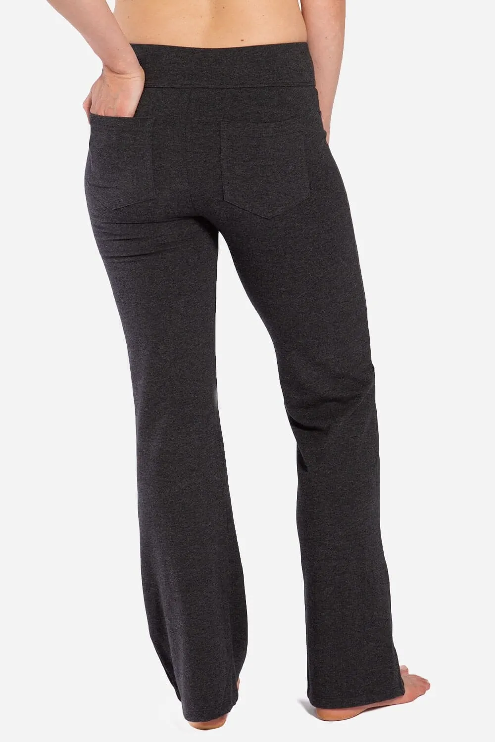 Women's EcoFabric™ Boot Leg Yoga Pant with Back Pockets